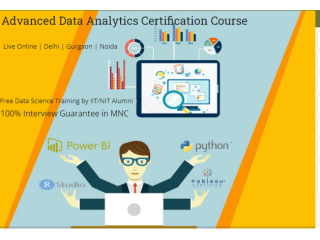 Data Analytics Coaching in Delhi, Greater Kailash, with Free Demo Classes, R & Python Certification at SLA Institute, 100% Job Guarantee