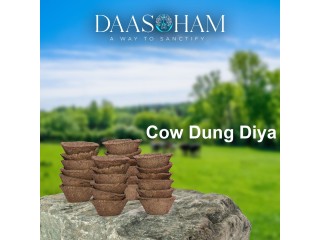 Diya From Cow Dung In Uttar Pradesh