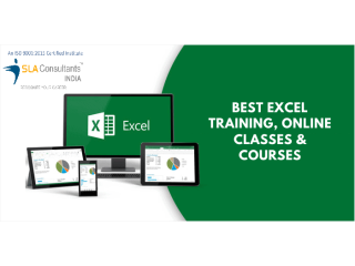 Advanced Excel Certification Course in Delhi, Nirman Vihar, Free VBA Macros & SQL Training at SLA Institute, 100% Job, Free Demo Classes