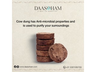 Cow Dung Cake Use In India