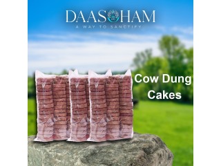 Cow Dung Cakes For Satyanarayan Puja