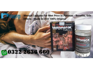 Made In USA 100% Original Wenick Capsules Price In Tando Adam - 0322 2636 660