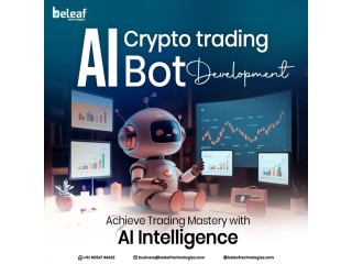 Best Crytpo Ai Trading Bot Development with Beleaftechnologies